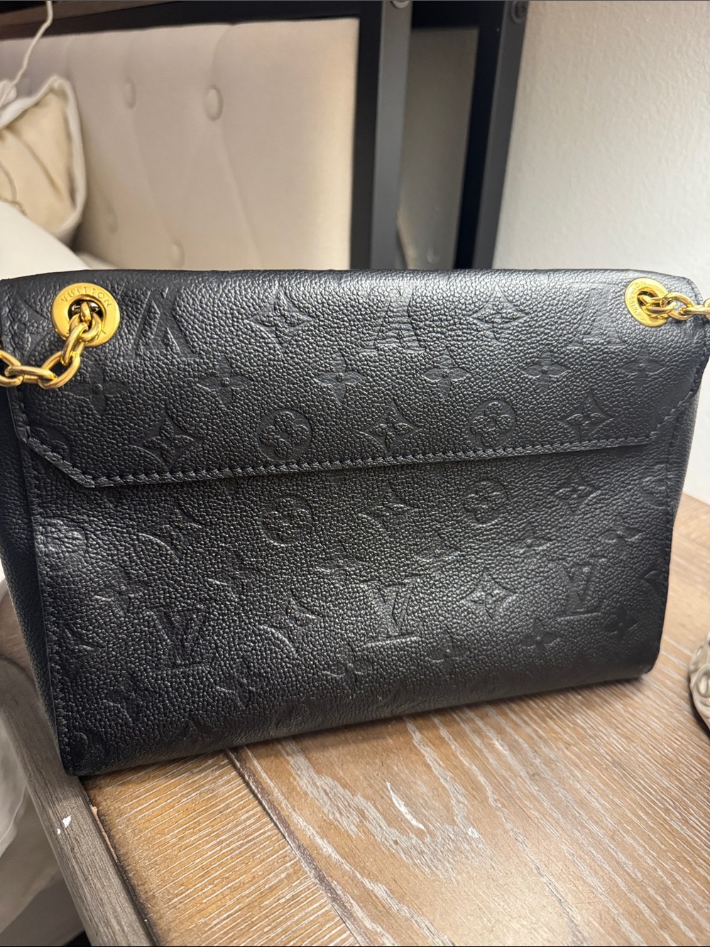 Louis Vuitton Vavin PM Monogram Empreinte Noir Black Leather Shoulder Bag - Picture 6 of 16